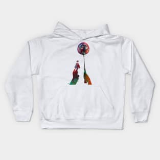 Badminton sport art #badminton Kids Hoodie